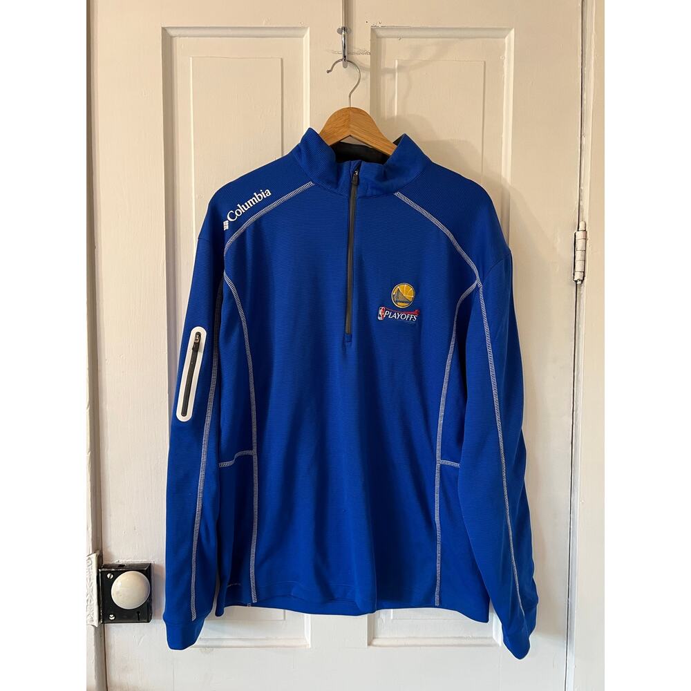 Columbia california golden warriors omni wick quarter zip pullover men's large